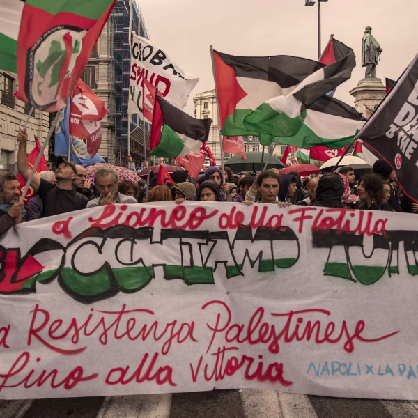 IERI MOBILITAZIONE NAZIONALE CONTRO IL NAZISIONISMO E PER LA PALESTINA